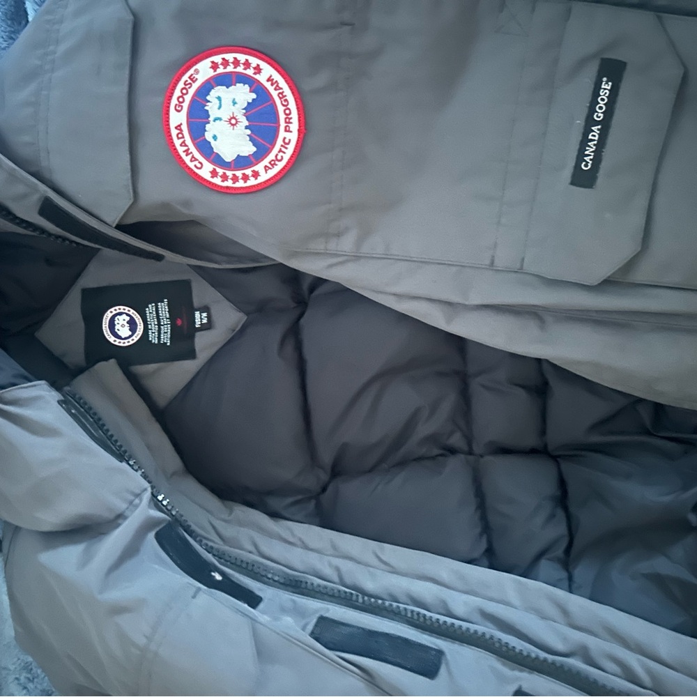 Canada Goose Charcoal Puffer Coat